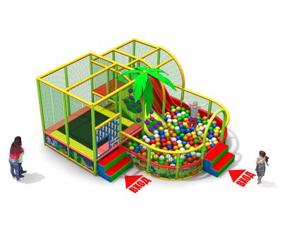  Детский игровой лабиринт "Веселье", фото 1 