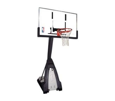  Баскетбольная стойка мобильная, стекло Spalding NBA THE BEAST PORTABLE 60, фото 1 