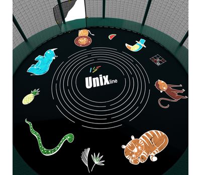  Батут Unix line 10 ft Supreme Game (Зеленый), фото 3 
