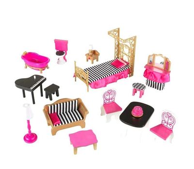  Кукольный домик с мебелью для Барби Kidkraft Белла, фото 8 