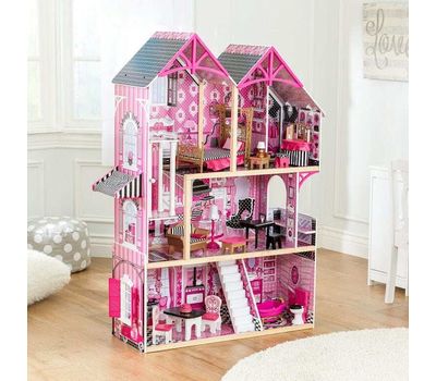  Кукольный домик с мебелью для Барби Kidkraft Белла, фото 3 