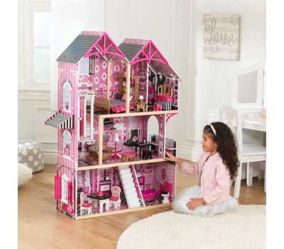  Кукольный домик с мебелью для Барби Kidkraft Белла, фото 2 