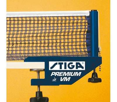  Сетка для настольного тенниса Stiga Premium VM с креплением (черный), фото 1 