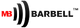  Диск обрезиненный 2,5 кг Barbell Atlet (чёрный, 51 мм), фото 2 